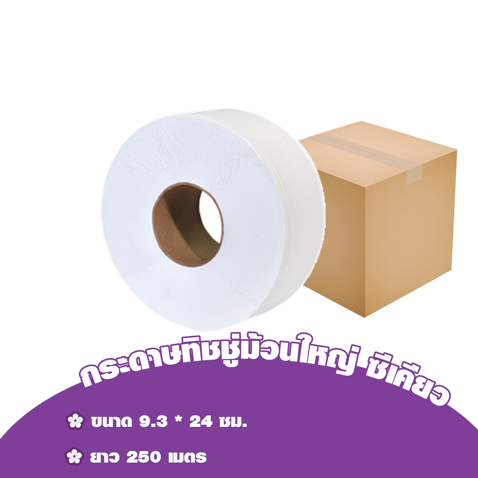 ยกลัง - กระดาษทิชชูซีเคียว JRT 250 เมตร  * 16 ม้วน