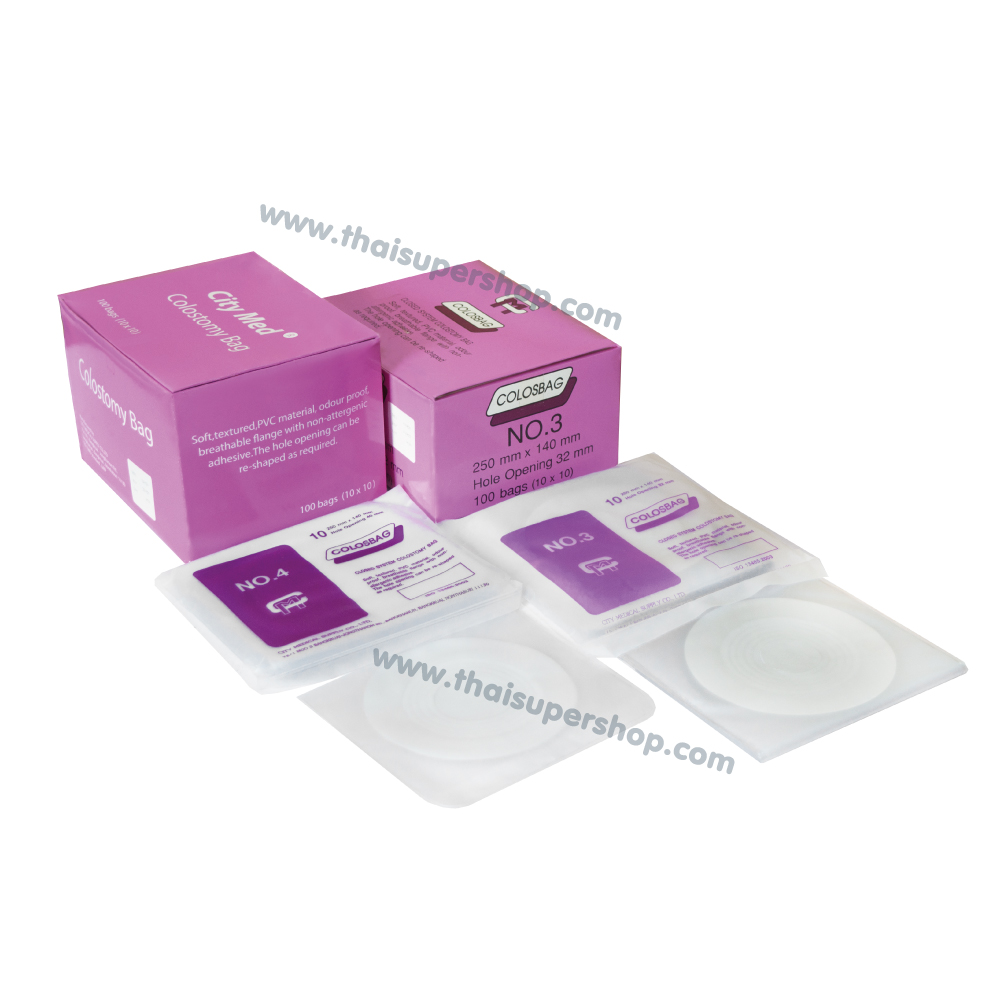 ถุงรองรับของเสียจากลำไส้ทางหน้าท้อง Colostomy Bag | ถุงรองรับสิ่งขับถ่าย